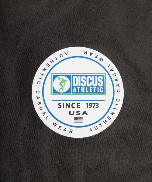 DISCUS（ディスカス）の「【DISCUS/ディスカス】ビッグシルエット チュニック丈 ラウンドヘムカットソー（Tシャツ/カットソー・レディース・ブラック/オフホワイト/ライトパープル・M）」の7枚目の写真