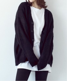 NO WAY（ノーウェイ）の「/Bling leads/5ゲージモヘアタッチ ビッグカーディガン（カーディガン/ボレロ）」