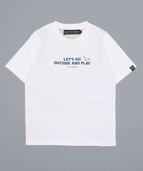 KRIFF MAYER Kid's Collection(クリフメイヤーキッズコレクション)の「親子総柄転写PT半袖T(Tシャツ/カットソー・キッズ・グリーン/オフホワイト/チャコール・140/150/120/170/160/130)」の7枚目の写真
