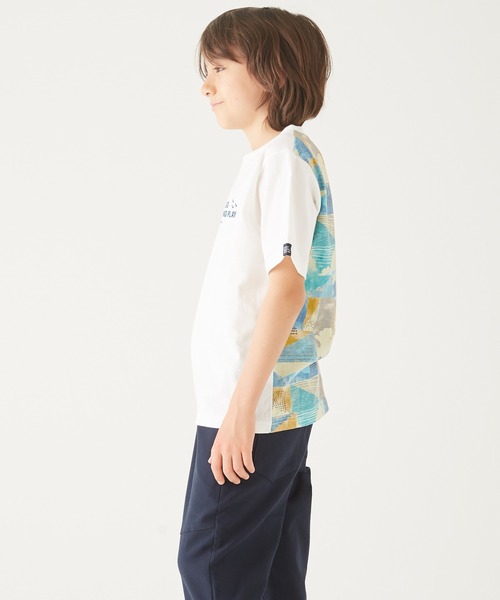 KRIFF MAYER Kid's Collection(クリフメイヤーキッズコレクション)の「親子総柄転写PT半袖T(Tシャツ/カットソー・キッズ・グリーン/オフホワイト/チャコール・140/150/120/170/160/130)」の19枚目の写真