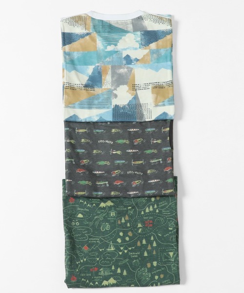 KRIFF MAYER Kid's Collection(クリフメイヤーキッズコレクション)の「親子総柄転写PT半袖T(Tシャツ/カットソー・キッズ・グリーン/オフホワイト/チャコール・140/150/120/170/160/130)」の8枚目の写真