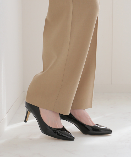 LE TALON（ルタロン）の「7cmポインテッドエナメルプレーンパンプス
