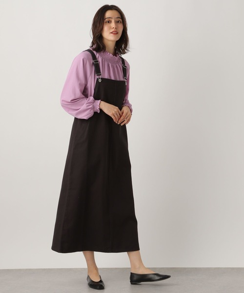 LEPSIM（レプシィム）の「ネックシャーリングブラウス　262581（シャツ/ブラウス・レディース・チャコールグレー/オフホワイト/ライトパープル・FREE）」の18枚目の写真