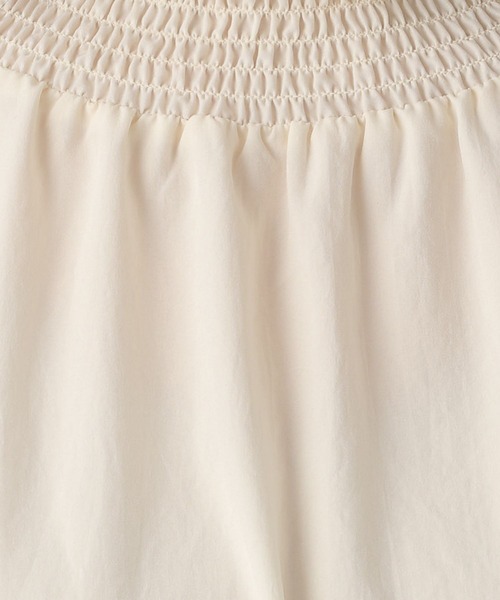 LEPSIM（レプシィム）の「ネックシャーリングブラウス　262581（シャツ/ブラウス・レディース・チャコールグレー/オフホワイト/ライトパープル・FREE）」の10枚目の写真