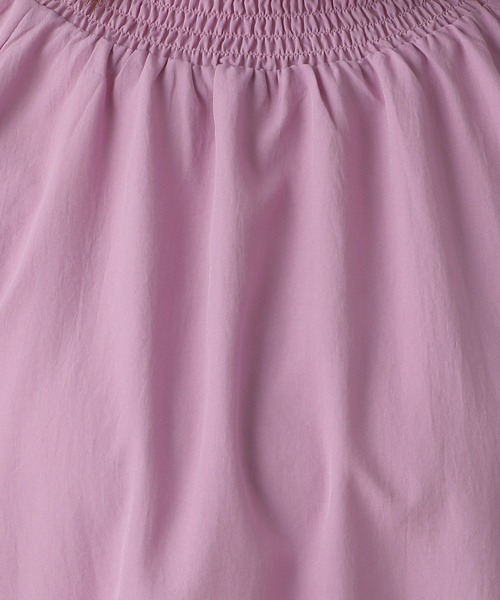 LEPSIM（レプシィム）の「ネックシャーリングブラウス　262581（シャツ/ブラウス・レディース・チャコールグレー/オフホワイト/ライトパープル・FREE）」の12枚目の写真