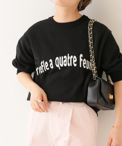スローブイエナ　LE BATEAUロゴニット SLOBE IENA（スローブイエナ）の「LE BATEAUロゴニット（ニット