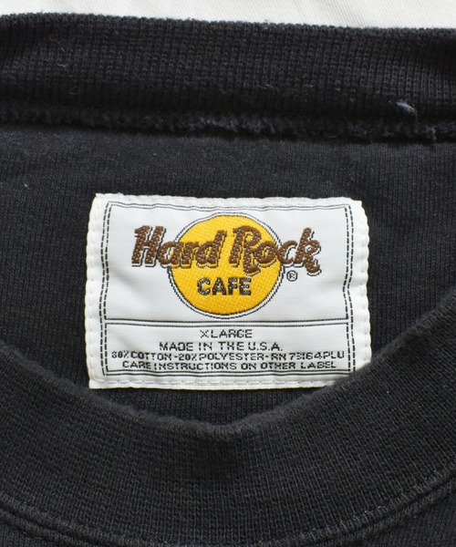 VINTAGE(ヴィンテージ)の「【ヴィンテージ古着】Hard Rock CAFE/ハードロックカフェ ロゴ 刺繍 スウェット USA製(スウェット・メンズ・ブラック・X-LARGE)」の4枚目の写真