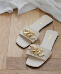 Lamoa | Lamoa/チェーン スクエア サンダル(サンダル)