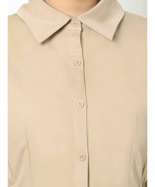 EMODA（エモダ）の「アームショルダーミニワンピース（ワンピース・レディース・ブラック/ベージュ/グレー・FREE）」の13枚目の写真