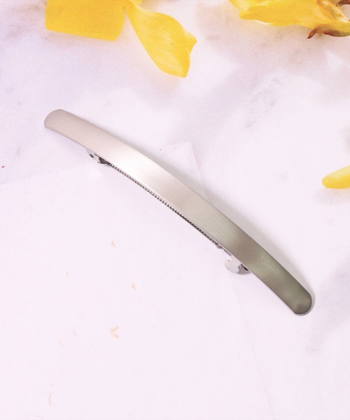 BAYBLO（ベイブロ）の「(SB)スリム スティック メタル バレッタ（バレッタ/ヘアクリップ・レディース・シルバー/ゴールド/ピンクゴールド・ONE SIZE）」の4枚目の写真