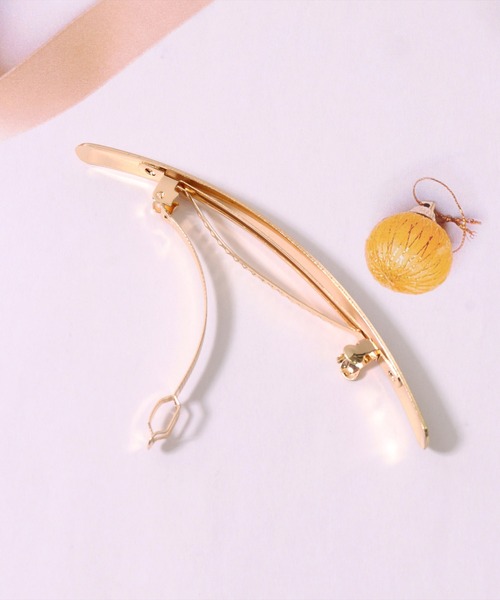 BAYBLO（ベイブロ）の「(SB)スリム スティック メタル バレッタ（バレッタ/ヘアクリップ・レディース・シルバー/ゴールド/ピンクゴールド・ONE SIZE）」の8枚目の写真