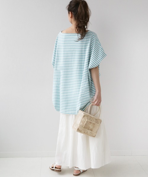 JOURNAL STANDARD relume（ジャーナルスタンダード　レリューム）の「レーヨンリネンピンタックフレアスカート（スカート・レディース・ブラック/ナチュラル・38/36）」の19枚目の写真