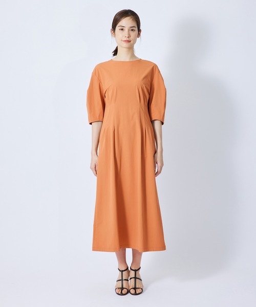 ROPE'（ロペ）の「完全別注【Mizuno】撥水ウェストタックワンピース for ROPE'/22SS（ワンピース・レディース・ブラック/ベージュ系その他/オレンジ系その他4・36/38）」の10枚目の写真