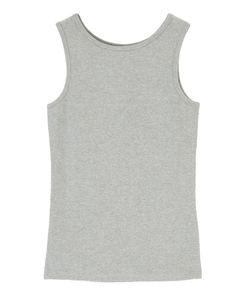 UR'S（ユアーズ）の「ﾘﾌﾞﾀﾝｸﾄｯﾌﾟ（タンクトップ・レディース・ホワイト/ブラック/グレー・S/M/L）」の3枚目の写真