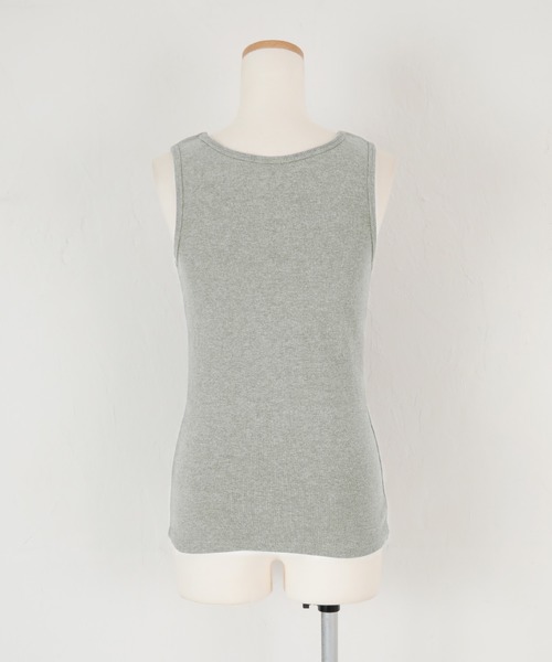 UR'S（ユアーズ）の「ﾘﾌﾞﾀﾝｸﾄｯﾌﾟ（タンクトップ・レディース・ホワイト/ブラック/グレー・S/M/L）」の13枚目の写真