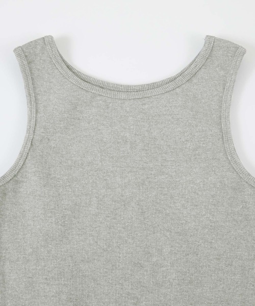 UR'S（ユアーズ）の「ﾘﾌﾞﾀﾝｸﾄｯﾌﾟ（タンクトップ・レディース・ホワイト/ブラック/グレー・S/M/L）」の14枚目の写真