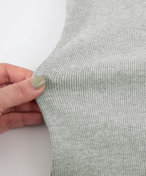 UR'S（ユアーズ）の「ﾘﾌﾞﾀﾝｸﾄｯﾌﾟ（タンクトップ・レディース・ホワイト/ブラック/グレー・S/M/L）」の16枚目の写真