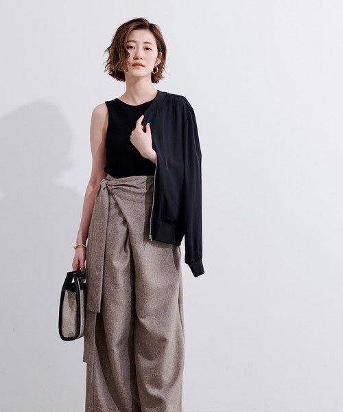 UR'S（ユアーズ）の「ﾘﾌﾞﾀﾝｸﾄｯﾌﾟ（タンクトップ・レディース・ホワイト/ブラック/グレー・S/M/L）」の22枚目の写真