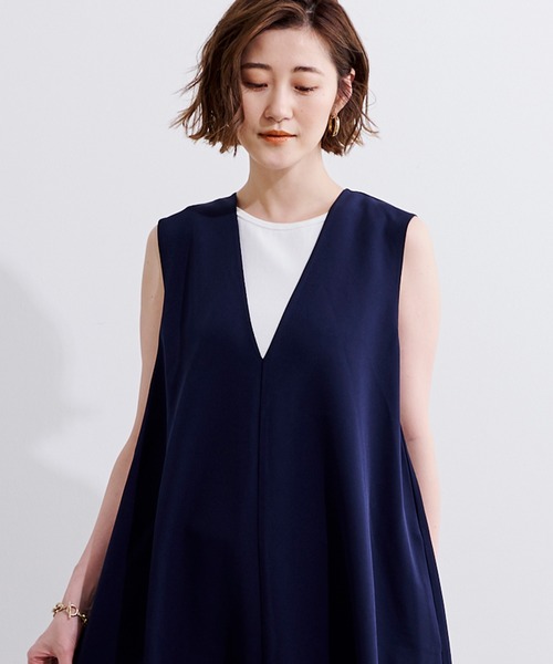 UR'S（ユアーズ）の「ﾘﾌﾞﾀﾝｸﾄｯﾌﾟ（タンクトップ・レディース・ホワイト/ブラック/グレー・S/M/L）」の21枚目の写真