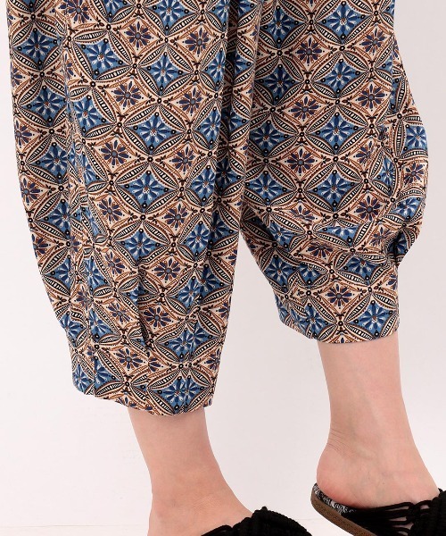 チチカカ（チチカカ）の「キカ柄エッグタックパンツ 【シリーズ累計15,000枚突破】（その他パンツ・レディース・ブルー/グリーン・FREE）」の13枚目の写真