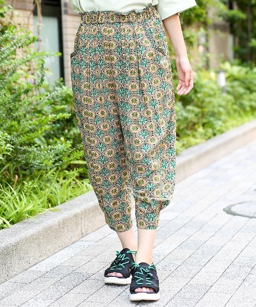 チチカカ（チチカカ）の「キカ柄エッグタックパンツ 【シリーズ累計15,000枚突破】（その他パンツ・レディース・ブルー/グリーン・FREE）」の21枚目の写真