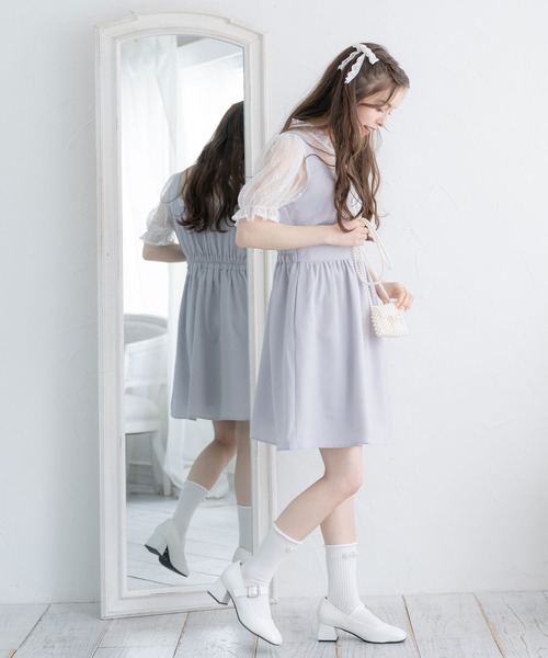 DearMyLoveRose(ディアマイラブローズ)の「ビジューバックルレディパンプス(パンプス・レディース・アイボリー/ブラック/レッド・23.5cm/24cm/24.5cm/25cm/23cm/22.5cm)」の6枚目の写真