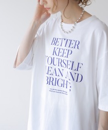 frames RAY CASSIN | WEB限定．シルケット風天竺ロゴTシャツ(Tシャツ/カットソー)