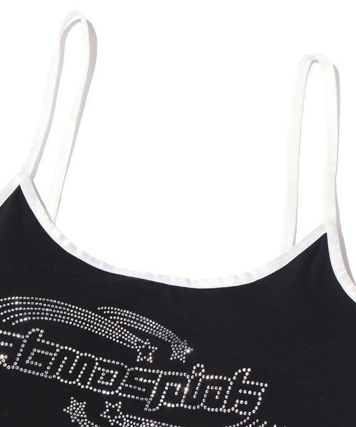 atmos pink（アトモスピンク）の「atmos pink ラインストーン ロゴキャミソール（キャミソール・レディース・ブラック/グリーン/ピンク・S/M）」の11枚目の写真