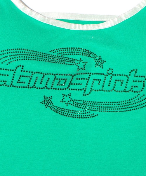 atmos pink（アトモスピンク）の「atmos pink ラインストーン ロゴキャミソール（キャミソール・レディース・ブラック/グリーン/ピンク・S/M）」の14枚目の写真