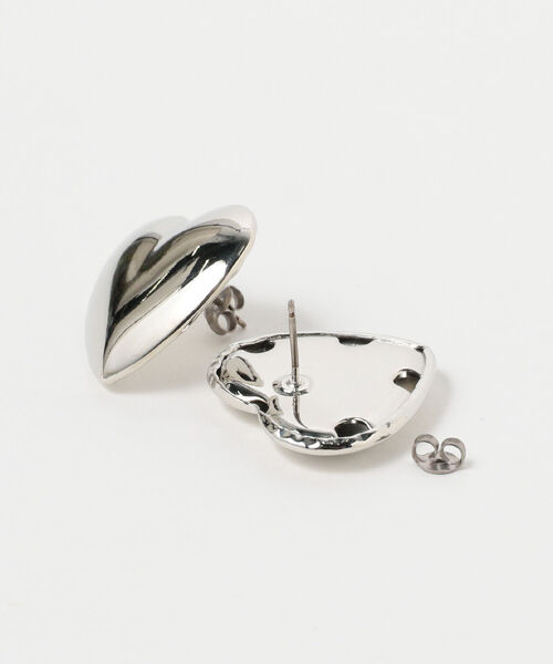 Ray BEAMS(レイビームス)の「Ray BEAMS / デットストック ハート ピアス(ピアス(両耳用)・レディース・シルバー/ゴールド・ONE SIZE)」の7枚目の写真