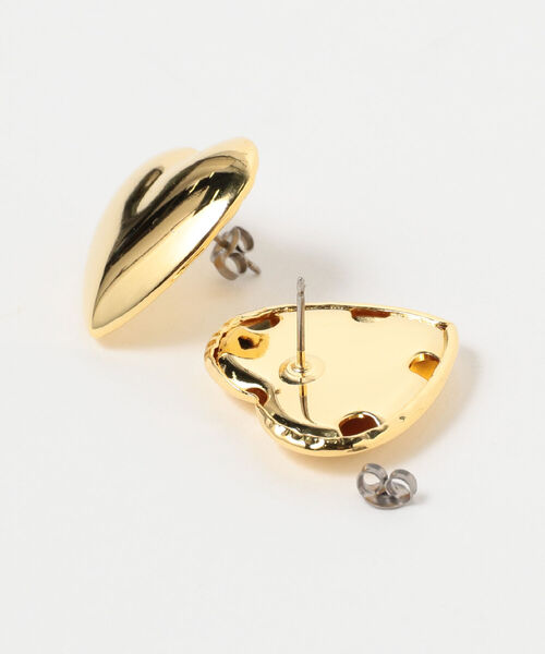 Ray BEAMS(レイビームス)の「Ray BEAMS / デットストック ハート ピアス(ピアス(両耳用)・レディース・シルバー/ゴールド・ONE SIZE)」の8枚目の写真