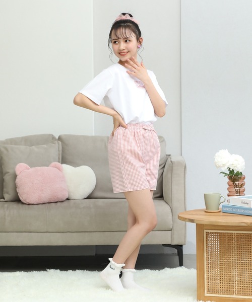 PINKHUNT(ピンクハント)の「PINKHUNT ピントベアルームウェア 7079K(ルームウェア/パジャマ・キッズ・チャコールグレー/ホワイト・S/M/L)」の16枚目の写真