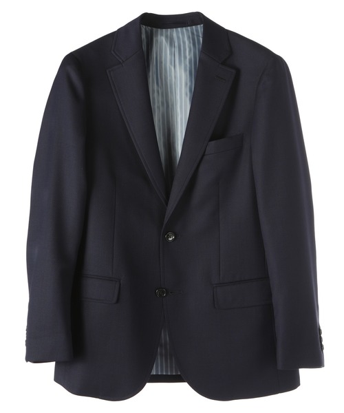 CROWDED CLOSET（クラウデッドクローゼット）の「メランジドビージャケット/スリーピース対応（スーツジャケット・メンズ・ダークブラウン/ネイビー・01/02/03/04）」の9枚目の写真