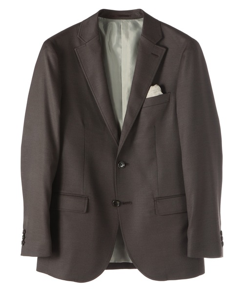 CROWDED CLOSET（クラウデッドクローゼット）の「メランジドビージャケット/スリーピース対応（スーツジャケット・メンズ・ダークブラウン/ネイビー・01/02/03/04）」の10枚目の写真