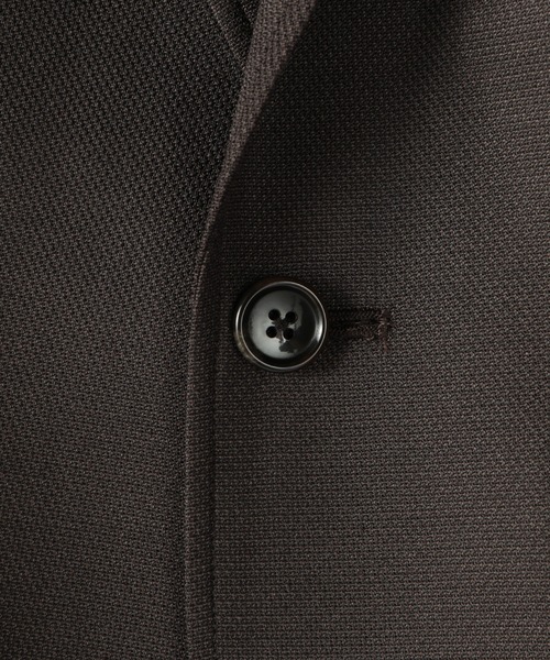 CROWDED CLOSET（クラウデッドクローゼット）の「メランジドビージャケット/スリーピース対応（スーツジャケット・メンズ・ダークブラウン/ネイビー・01/02/03/04）」の16枚目の写真