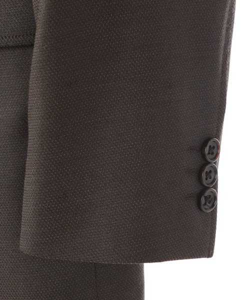 CROWDED CLOSET（クラウデッドクローゼット）の「メランジドビージャケット/スリーピース対応（スーツジャケット・メンズ・ダークブラウン/ネイビー・01/02/03/04）」の18枚目の写真