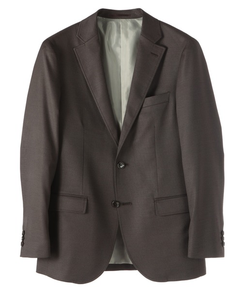 CROWDED CLOSET（クラウデッドクローゼット）の「メランジドビージャケット/スリーピース対応（スーツジャケット・メンズ・ダークブラウン/ネイビー・01/02/03/04）」の8枚目の写真