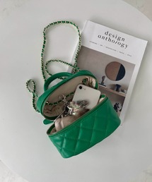 AS KNOW AS plus | 2WAY キルティング バニティバッグ(ショルダーバッグ)