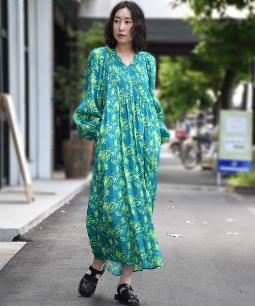 sara mallika（サラ マリカ）の「【sara mallika】HAND PAINT FLOWER