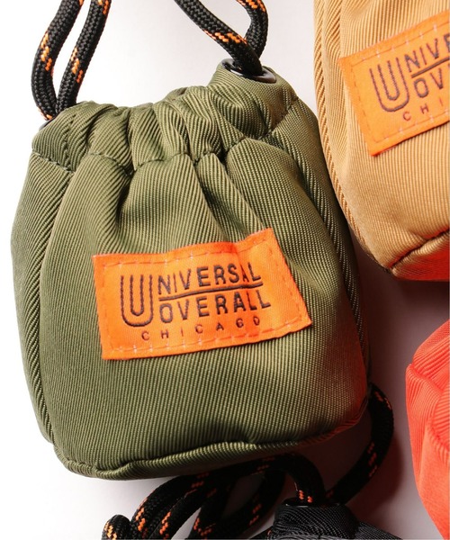 UNIVERSAL OVERALL(ユニバーサルオーバーオール)の「UNIVERSAL OVERALL ユニバーサルオーバーオール ヘソ巾着ポーチ(エコバッグ/サブバッグ・レディース・ブラック/オレンジ/ベージュ/オリーブ・FREE)」の16枚目の写真