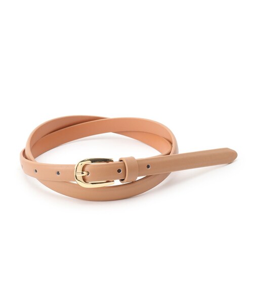 OPAQUE.CLIP(オペークドットクリップ)の「シンプルデイリーベルト(ベルト・レディース・ダークブラウン/ベージュ/ブラック/オフホワイト/シルバー/ボルドー・00)」の4枚目の写真