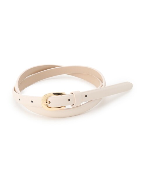 OPAQUE.CLIP(オペークドットクリップ)の「シンプルデイリーベルト(ベルト・レディース・ダークブラウン/ベージュ/ブラック/オフホワイト/シルバー/ボルドー・00)」の9枚目の写真