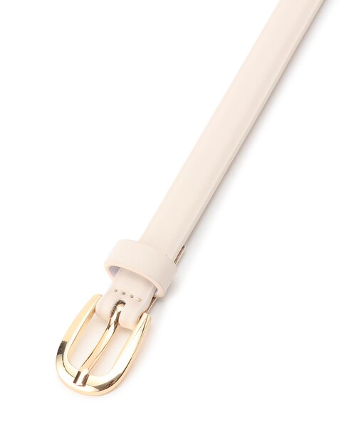 OPAQUE.CLIP(オペークドットクリップ)の「シンプルデイリーベルト(ベルト・レディース・ダークブラウン/ベージュ/ブラック/オフホワイト/シルバー/ボルドー・00)」の10枚目の写真