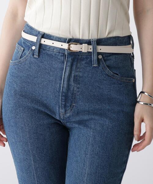 OPAQUE.CLIP(オペークドットクリップ)の「シンプルデイリーベルト(ベルト・レディース・ダークブラウン/ベージュ/ブラック/オフホワイト/シルバー/ボルドー・00)」の13枚目の写真