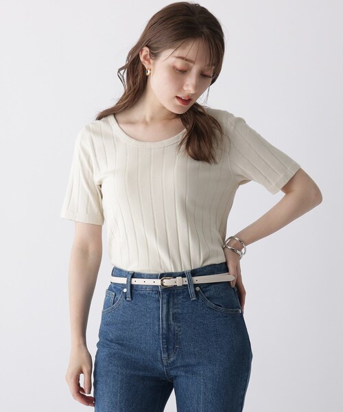 OPAQUE.CLIP(オペークドットクリップ)の「シンプルデイリーベルト(ベルト・レディース・ダークブラウン/ベージュ/ブラック/オフホワイト/シルバー/ボルドー・00)」の14枚目の写真