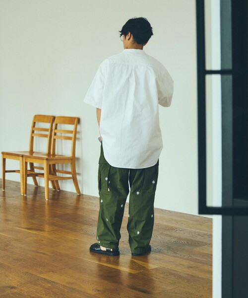 HINSON(ヒンソン)の「HINSON/ヒンソン 6POCKET フラワー PANTS / 6ポケットパンツ / ミリタリーパンツ/ベイカーパンツ/刺繍(カーゴパンツ・メンズ・ブラック/オリーブ・SMALL/MEDIUM/LARGE)」の10枚目の写真
