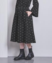 FLICKA（フリッカ）の「【別注】＜FLICKA＞DOT EMB ギャザースカート（スカート）」