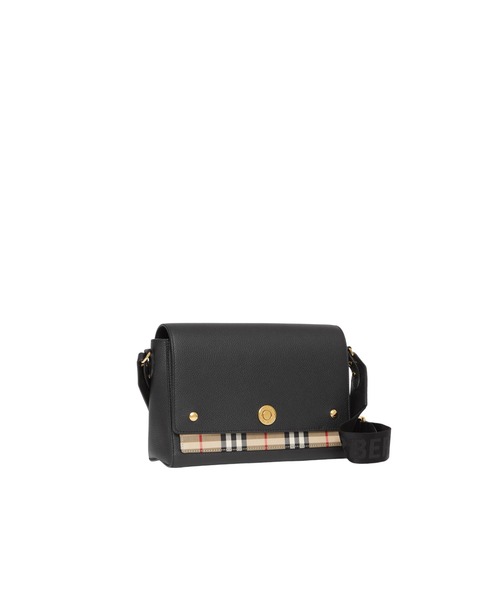 ☆Burberry☆ヴィンテージ ノート クロスボディ バッグ☆SALE中 レザー＆ヴィンテージチェック ノート クロスボディバッグ