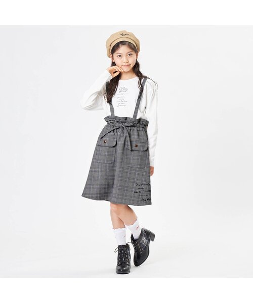 algy(アルジー)の「ロンT&ジャンスカセット(ジャンパースカート・キッズ・ミント/インディゴブルー/チェック・X-SMALL/XX-SMALL/MEDIUM/SMALL/XXX-SMALL)」の17枚目の写真