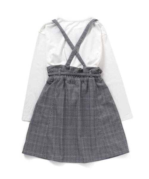 algy(アルジー)の「ロンT&ジャンスカセット(ジャンパースカート・キッズ・ミント/インディゴブルー/チェック・X-SMALL/XX-SMALL/MEDIUM/SMALL/XXX-SMALL)」の16枚目の写真